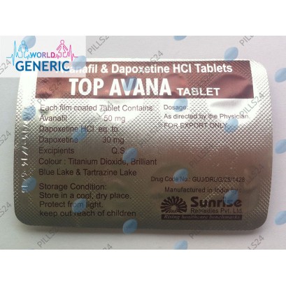 Аванафіл 50 мг + Дапоксетін 30 мг